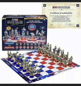 Scratch Dent Donald Trump Biden Ruth Stole Election White House Chess 2020 - Picture 1 of 7