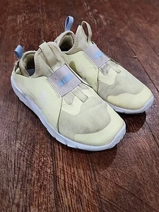 Niñas Nike Flex Runner 2 Zapatos Atléticos DJ6038-800 Talla 4y Amarillo Blanco - Imagen 1 de 15
