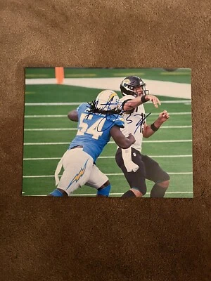 Foto autografiada de Melvin Ingram Los Angeles Chargers San Diego 8,5x11 Foto 1 de 2