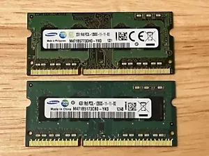 Gently Used Samsung 6GB Memory Kit, PC3L-12800S Notebook Ram - Picture 1 of 4