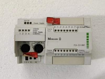 Klockner Moeller PS4-201-MM107 Compact Controller PS4-201-MM1 - Image 1 of 4