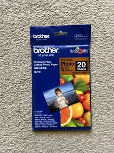 Papel Fotográfico Brillante Brother Premium Plus 10x15cm 260gsm Paquete de 20 - Imagen 1 de 2