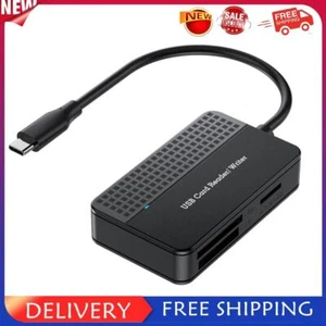 Type C Flash Card Adapter 4 in 1 SD TF CF MS Memory Card Writer 5Gbps (Type C) - Picture 1 of 8