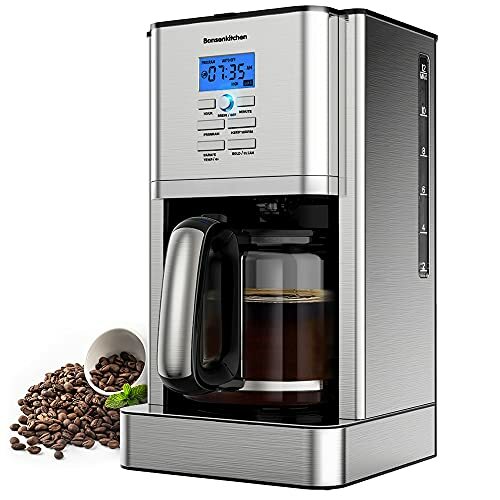 Magic Chef 12-Cup Programmable Drip Coffee Maker Hot Brew Electric MCSCM12SS Photo Related