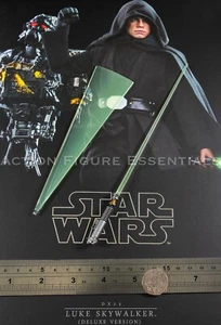 Hot Toys Luke Skywalker Lightsaber Green 1/6 DX23 22 Star Wars Mandalorian R2D2 - Picture 1 of 3