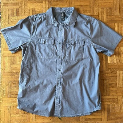 Camisa Mountain Hardwear J Tree Para Hombre XL Ripstop Ventilada Abotonada Azul Exterior Foto 1 de 4