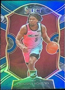 2020-21 Panini Select Blue NBA Miami Heat Prizm Precious Achiuwa RC - Bild 1 von 2