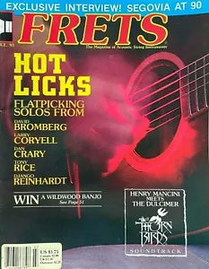Frets Magazine July 1983 David Bromberg Larry Coryell Tony Rice Django Reinhardt - Imagen 1 de 1