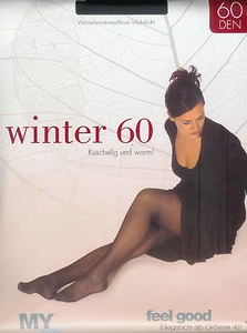 warme Strumpfhose, blickdicht - 60den, anthrazit, 46-48 *MY way* - Bild 1 von 1