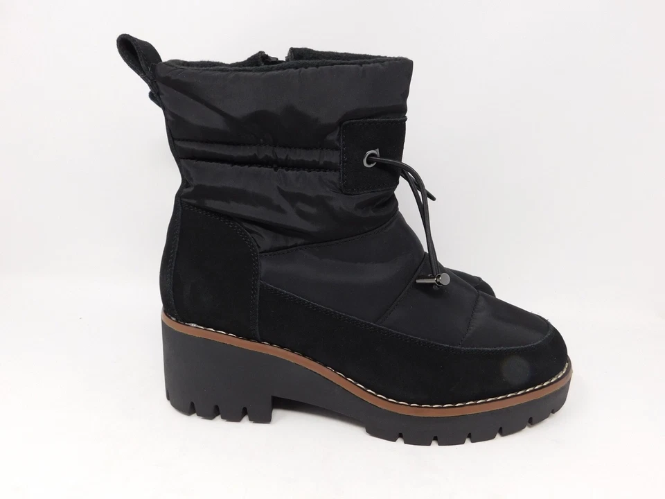 Botas para mujer Blondo Darci Puffer impermeables negras gamuza nailon botines Foto 1 de 1