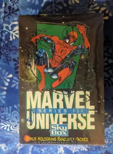1992 Skybox Marvel Universe Series III Unopened Sealed Box SOLD 7 - Picture 1 of 2