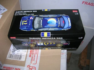 Subaru Impreza 555 night winner rally Montecarlo '95 Sainz 1/18 Sunstar Sun Star - Foto 1 di 9