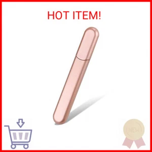 Premium Glass Nail File with Case, Crystal Diamond Salon Best Beauty Nail Buffer - Picture 1 of 2