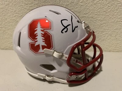 Solomon Thomas Signed Stanford Cardinal Speed Mini Helmet JSA  - Image 1 of 4
