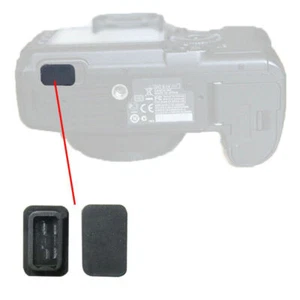 For Canon EOS 5d2 7D 40D 50D Bottom USB Port Rubber Trim Square Leather Plug - Picture 1 of 2
