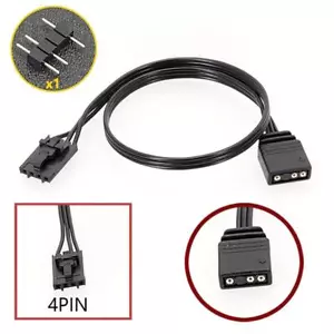 25cm For Corsair 4Pin RGB to Standard ARGB 3Pin 5V Adapter Connector Cable NEW* - Picture 1 of 8