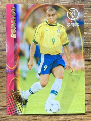 Panini 2002 World Cup Card No.21 Ronaldo Brazil Japanese Edition - Image 1 of 4
