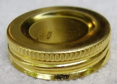 ALADDIN brand BRASS FILLER CAP  fits most alladin glass oil lamp N102B - Image 1 of 3