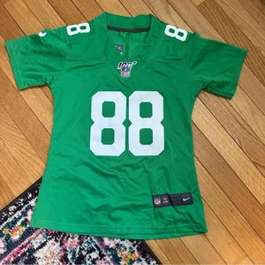 Nike NFL Philadelphia Eagles Dallas Goedert Jersey Kelly Green Youth Small 88 - Picture 1 of 6