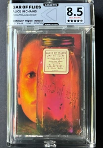 ALICE IN CHAINS Jar of Flies 1994 U.S. GRADED SEALED CASSETTE W/HYPE STICKER - Picture 1 of 5