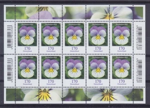 Bundesrepublik Klbg. 3473 ** 1,70 € Blumen Stiefmütterchen - Picture 1 of 1