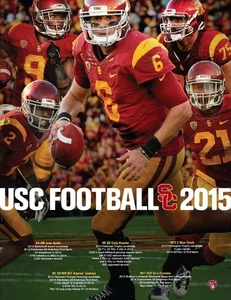 2015 USC Football Medienführer BRANDNEUE Südkalifornien Trojaner - Bild 1 von 2