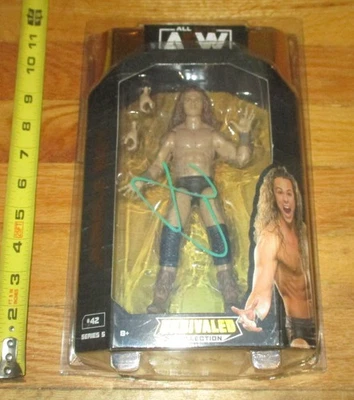 Figura de lucha libre AEW Wrestling Jungle Boy Jack Perry firmada autógrafo certificado de autenticidad JSA Foto 1 de 4
