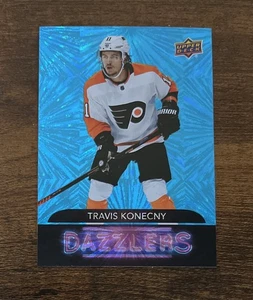 2020-21 Upper Deck Series 2 Dazzlers Blue #DZ-84 Travis Konecny Flyers - Picture 1 of 2