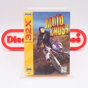 Sega Genesis 32X MOTO CROSS CHAMPIONSHIP / MOTOCROSS - NEW & Factory Sealed!