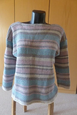 DAMEN Pullover - Unikat - Selbstgestrickt - Größe siehe Beschreibung - - Bild 1 von 3