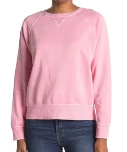 Sudadera Pullover Para Mujer Abound Manga Larga Raglán Relajada Talla XXS Rosa Caramelo - Imagen 1 de 9