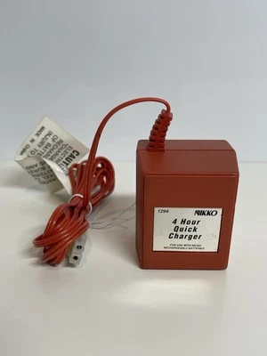 NIKKO 1294 4 Hour Quick Charge R/C Red Battery Charger 1294 NiCad Replacement  - Image 1 of 4