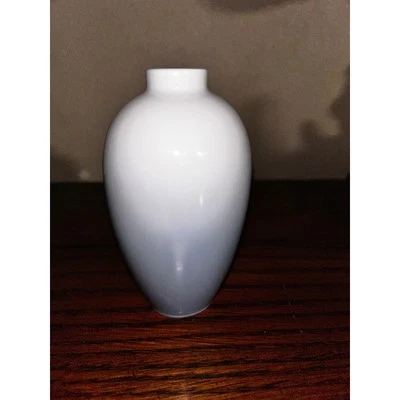 "Hermoso jarrón de porcelana Royal Copenhagen 2672 47,5 blanco floral cactus 4,5""" Foto 1 de 4