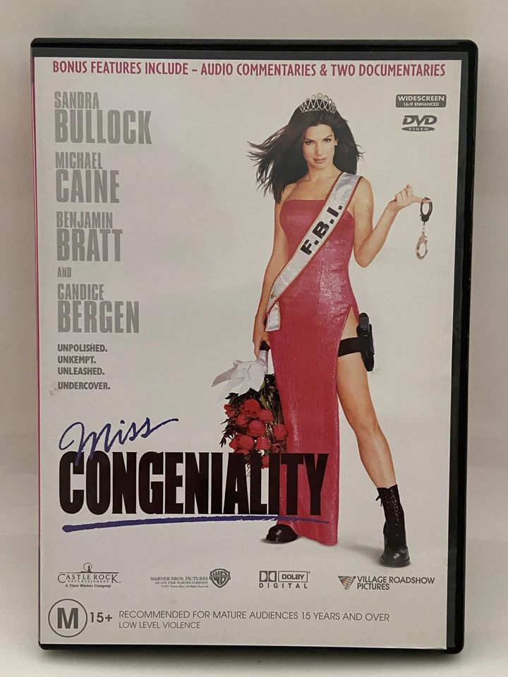 Miss Congeniality - (DVD) - FREE POSTAGE  - image 1 of 1