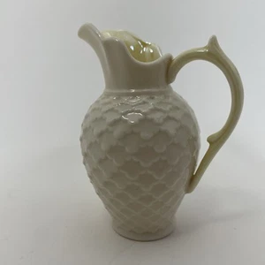 Vintage Small Decorative Belleek Ireland Fine China Pitcher 4” - Picture 1 of 7