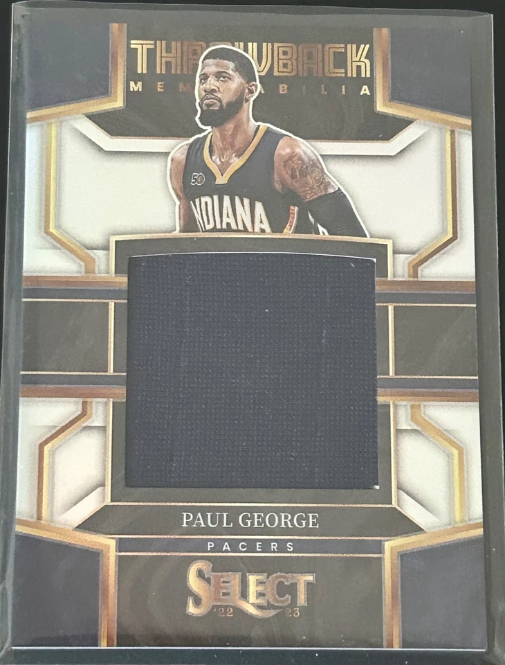 PAUL GEORGE 2022-23 PANINI SELECT THROWBACK MATERIALS JUMBO PATCH - Image 1 of 1