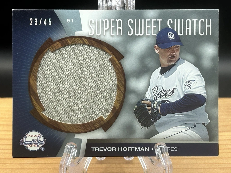 2006 Upper Deck Sweet Spot Trevor Hoffman /45 比赛穿超级斯沃琪名人堂 — 第 1/3 张图片