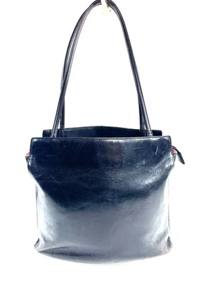 Bolso de Hombro HOBO International Vintage Cuero Negro Mediano 3 Secciones Foto 1 de 4