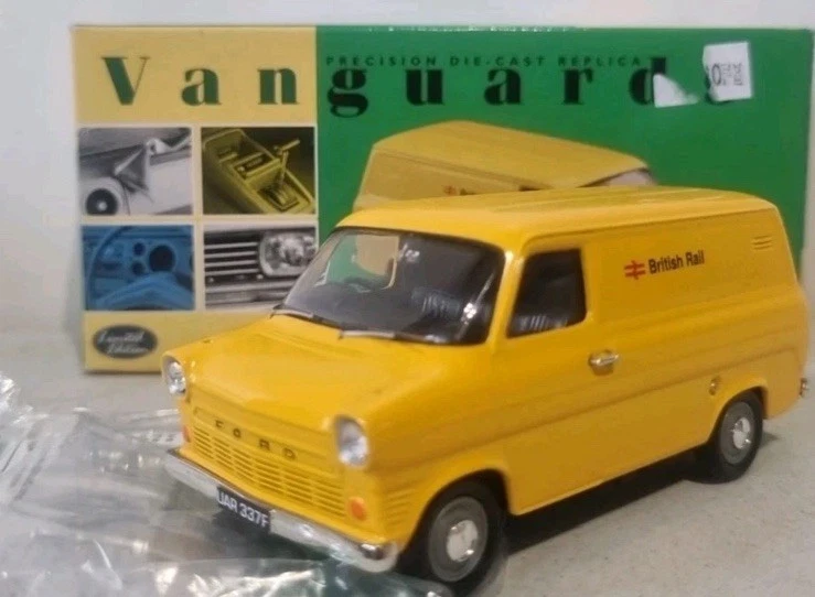 VANGUARDS VA06612 DIECAST FORD TRANSIT  YELLOW BRITISH RAIL VAN LTD ED 1/43 - Image 1 of 4