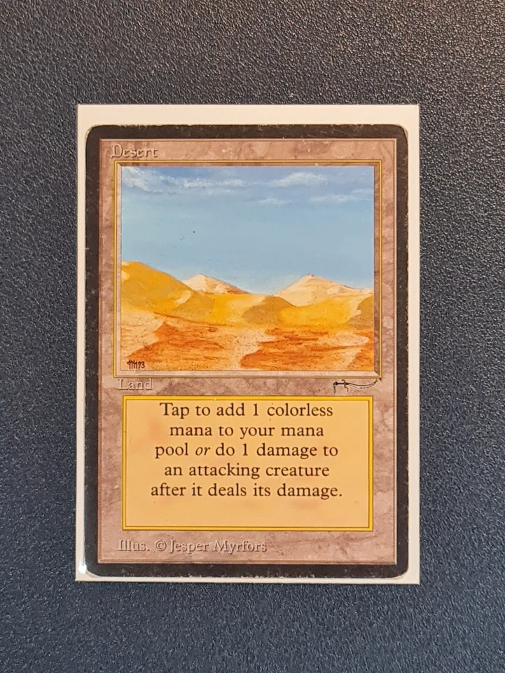MTG Desert - Arabian Nights - Moderately Played Condition - Image 1 of 1