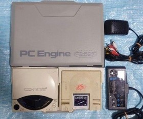 NEC PC Engine PI-TG001 Console + Interface Unit IFU-30 CD-ROM2 System Tested