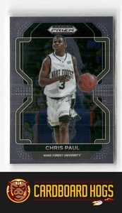 2022 Prizm Draft Picks #8 Chris Paul Wake Forest Demon Deacons - Picture 1 of 2