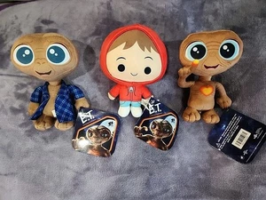 Neu! E.T. Extra Terrestrial Menge 3 Plüsch Elliot 7 Zoll Stofftier Fabrik 2024 - Bild 1 von 6