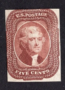 USA 1856 Stamp Scott#12 MNG CV=11000$ - Picture 1 of 2