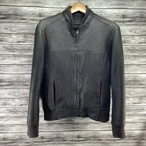 Intuition Paris Homme Lederjacke Herren 50 grau Biker Bomber Oberbekleidung Nappa - Bild 1 von 16