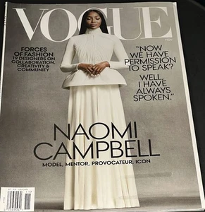 Vogue US Magazine November 2020 Naomi Campbell Cover - Picture 1 of 1