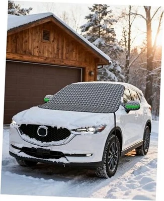 Снежный чехол на лобовое стекло для автомобильного внедорожника, магнитный ледяной щит с снежным чехлом B-M - Изображение 1 из 4