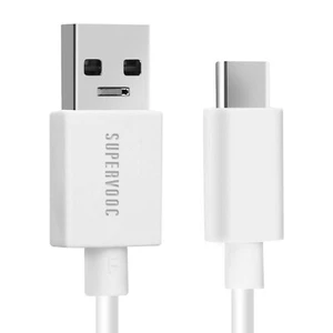 Original Oppo SuperVOOC 65W White 1m USB to USB-C Cable - Picture 1 of 6