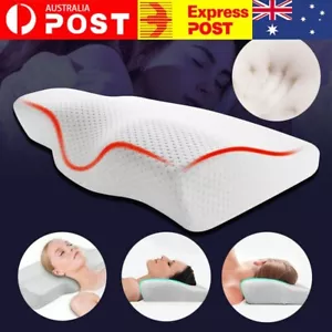 Memory Foam Breathe Sleep Pillow Contour Cervical Orthopedic Neck Back Support - Picture 1 of 8