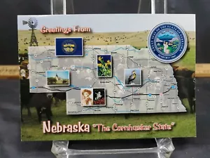 Grüße aus Nebraska "The Cornhusker State" neue Postkarte von Dan Grigg Images - Bild 1 von 2